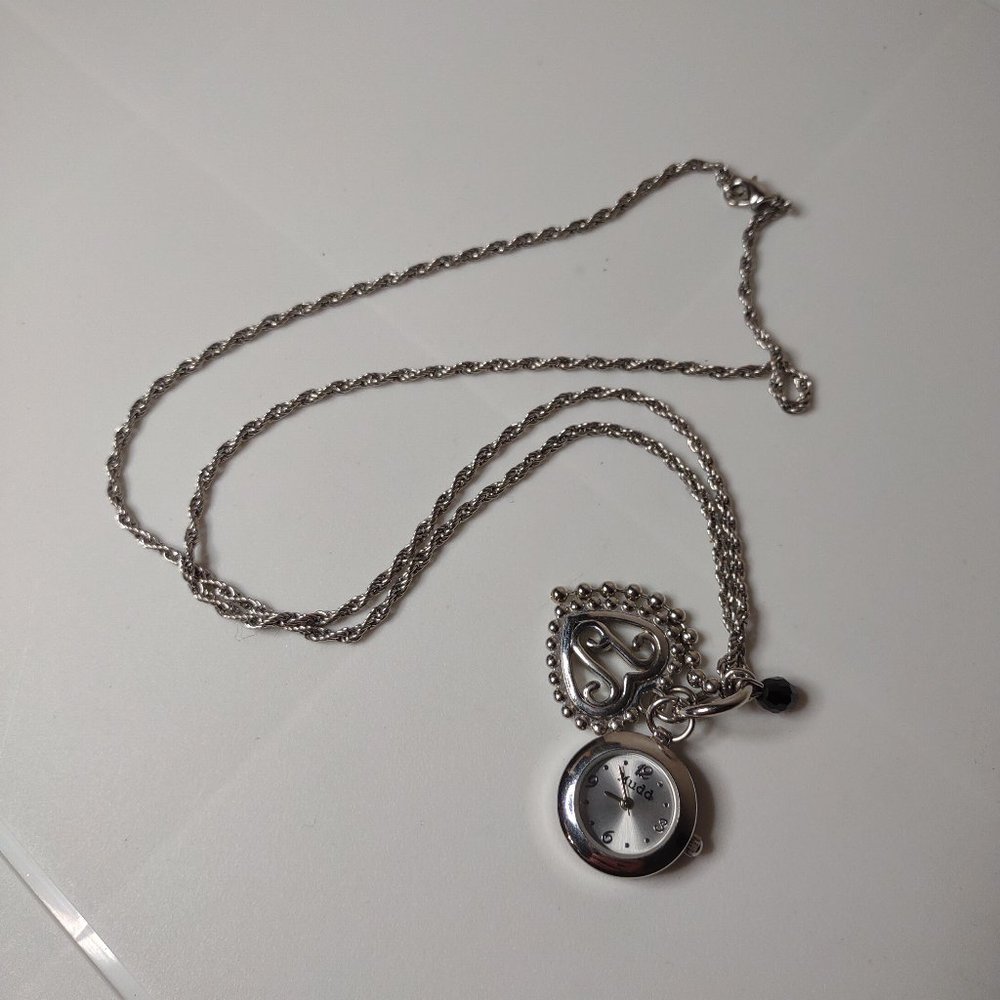 Mudd Watch Pendant Necklace 29 Inches Long